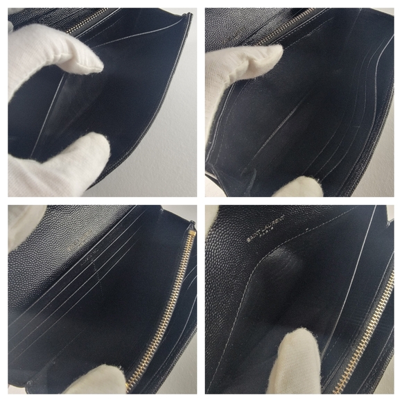 SAINT LAURENT YSL Cassandre Leather Long Wallet - Picture 7 of 9